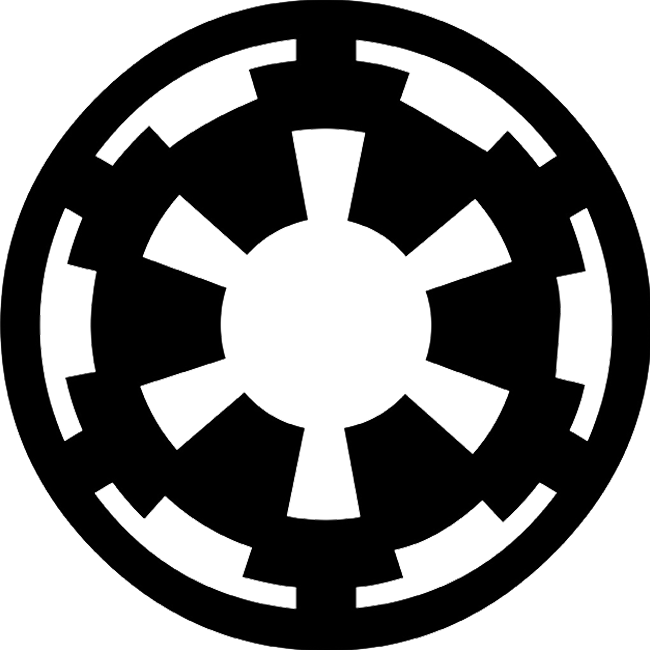 A circular company logo