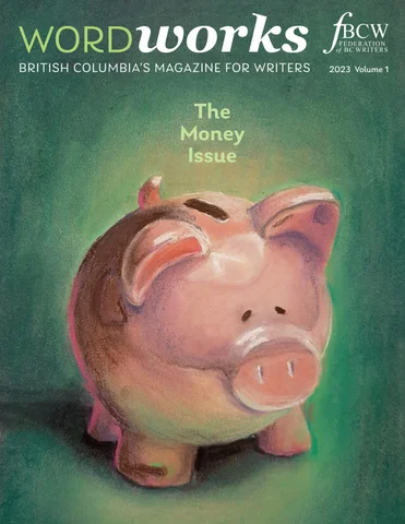 A magazine cover of a piggy bank